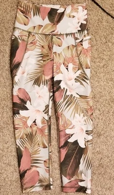 OLD NAVY ACTIVE POWER SOFT Leggings Bolsillo Cintura Alta Talla XS Foto 1 de 4