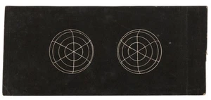 c1852 STEREOLITHOGRAPHIE Duboscq Geometrische Drahtgitterkugel - FRÜHE STEREOSKOPIE - Bild 1 von 2