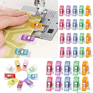 50pcs Colorful Sewing Clips, Multipurpose Craft & Knitting Binding Clips - Picture 1 of 32