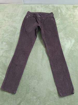 Pantalones Gap Mujer 0 25R Denim Marrón Tiro Alto Universal Legging Pana Elástico Foto 1 de 4
