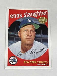 2001 Topps Archives Baseball #110 - Enos Slaughter - New York Yankees - Picture 1 of 2