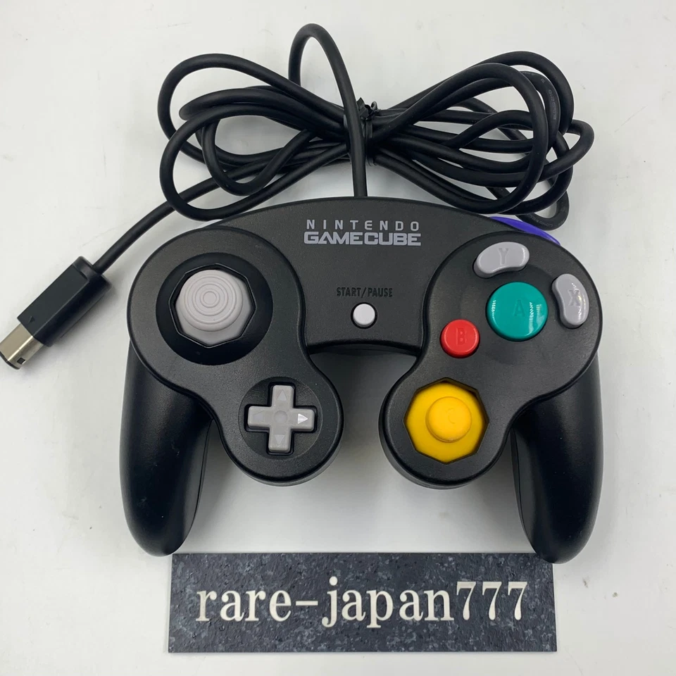 Nintendo Gamecube Controller Black DOL-003 Official Tested For Switch Wii Japan - Image 1 of 4