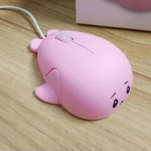 Cartoon Wired Mouse Multifunctional Ergonomic Design Innovative Cute USB Comp FY - Afbeelding 1 van 12