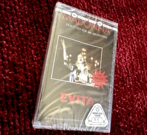 MADONNA DON'T CRY FOR ME ARGENTINA SEALED CASSETTE TAPE THAILAND PROMO MIXES LP - Picture 1 of 8