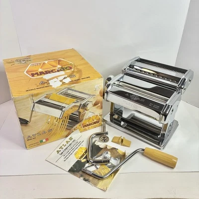 VTG Marcato Atlas Pasta Maker Model 150 Manual Hand Crank Machine *ISSUE READ* - Image 1 of 4