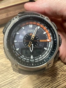 Casio Pathfinder PAW-5000 Atomic Solar-Powered Multi-Functional Men's Watch - Picture 1 of 10