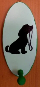 Leinengarderobe, Leinenparkplatz, handmade, Haken für Hundeleine, Dogstation - Bild 1 von 1