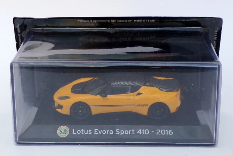 Altaya 1/43 Scale AT26320P - 2016 Lotus Evora Sport 410 - Yellow - Image 1 of 1