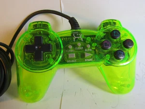 Controller Pad grün transparent PS1 Videospiel Playstation 1 - Bild 1 von 6