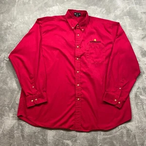 Jonathan Corey Shirt Men's 2XL XXL Red Logo Embroidered Offenbacher's 18-18.5 - Picture 1 of 8