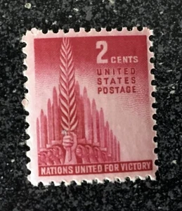 US1943 #907 2c Nations United For Victory Mint NH - Picture 1 of 1