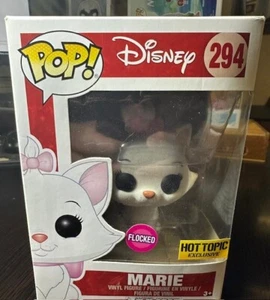 Funko Pop! Vinyl: Disney - Marie - (Flocked) - Hot Topic (Exclusive) #294 - Picture 1 of 4
