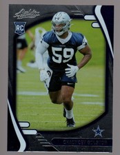 2021 Panini Absolute Chauncey Golston Rookie RC Football Card Dallas Cowboys