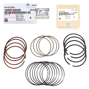 GENUINE Engine Piston Rings STD for 2006-13 Hyundai Santa Fe Sonata Tucson 2.4L - Picture 1 of 4