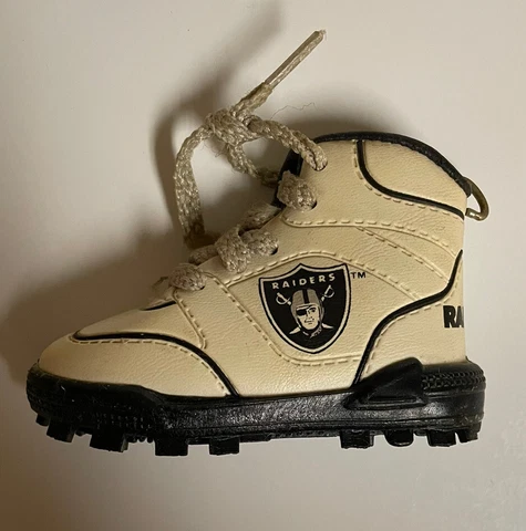 Vintage LA Oakland Raiders Clear Shoe Key Chain Keychain RARE Cover