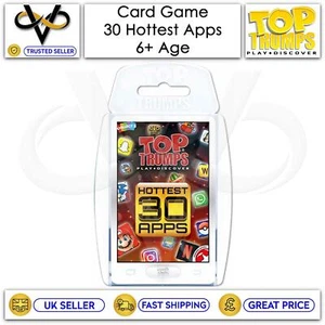 Top Trumps Card Game Play & Discover Hottest 30 Apps Latest Edition Family Game - Picture 1 of 1