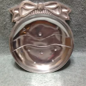 8" Aluminum Serving Platter - Ribbon Design Serving Platter - Stonewall Kitchen - Picture 1 of 5