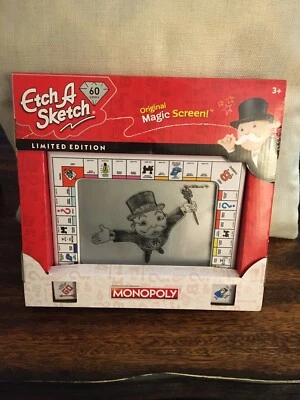 ETCH A SKETCH 60th Anniversary Monopoly Edition - LIMITED EDITION -  BRAND NEW - Image 1 of 4