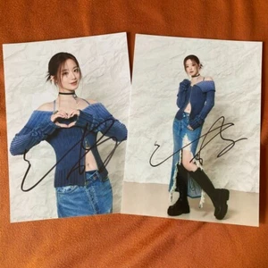(G)I-DLE GIDLE SHUHUA Foto Autografiada Firmada Colección K-POP 5*7 2024 - Imagen 1 de 5