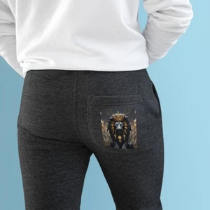 Unisex Fleece Joggers King Judah - Picture 1 of 7