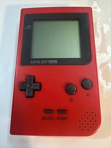 Nintendo Game Boy Pocket MGB-001 Red OEM Tested & Working GREAT SHAPE!! - Afbeelding 1 van 12