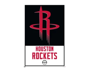 HOUSTON ROCKETS - LOGO 2021 POSTER - 22x34 - 21671 - Picture 1 of 1