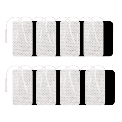 Large Clear Self-Adhesive Electrode Pads Reusable for Tens Machines - Set of 8 - Image 1 of 4