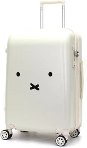 Miffy Carry-on Spinner Suitcase Face Design White Color Version 55L-60L Bag NEW - Picture 1 of 7