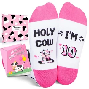 10 Year Old Birthday Gifts Ideas for Girls - Socks for Tween Boys Age 10 Ten ... - Picture 1 of 6