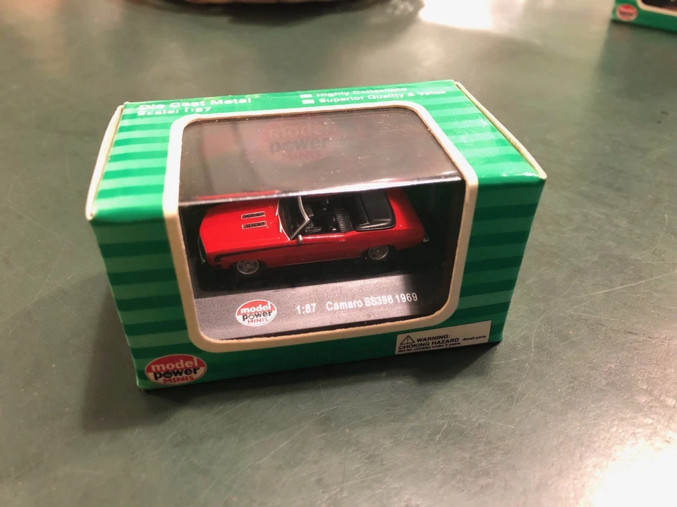MODEL POWER MINIS 19253 CAMARO SS396 1969 RED - 1/87 - Immagine 1 di 1