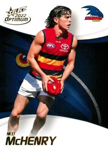 2022 ADELAIDE CROWS AFL Card NED MCHENRY Optimum - Bild 1 von 3