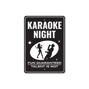 Karaoke Noche Diversión Talento Garantizado No Es Letrero - Imagen 1 de 4