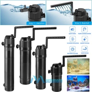 110V Water UV Filter Pump Submersible Aquarium Fish Tank Pond Oxygen Increasing - Picture 1 of 34