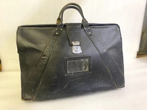 Vintage Navigator Tasche, Dokumententasche, Aktentasche nur 1 Leder - Bild 1 von 10