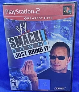 WWF Smack Down Just Bring It Smackdown PlayStation 2 PS2 GH Sin Manual - ENVÍO RÁPIDO - Imagen 1 de 4