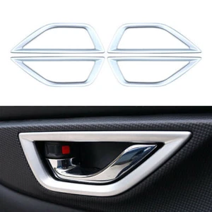 Cubierta interior del cuenco de la manija de la puerta para Subaru Forester SK 2019 2020 plateada - Imagen 1 de 6