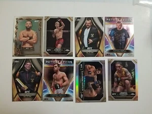 2024 Topps chrome UFC (17) Card lot Refractors Inserts Rookies Sepia - Picture 1 of 2
