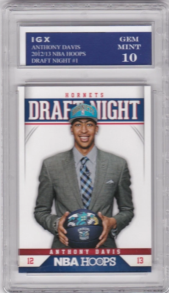 ANTHONY DAVIS ROOKIE CARD Lakers Basketball 2012/13 NBA Hoops GEM MINT 10 $$ RC! - Image 1 of 1