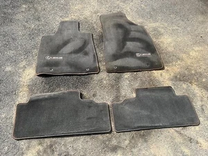 2010-2012 Genuine Lexus RX 350 RX 450h Carpet Floor Mats Brown - Picture 1 of 5