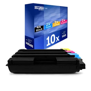 10x Europcart Toner Remplace Kyocera TK5270BK TK5270C TK5270M TK5270Y CMYK - Photo 1/3