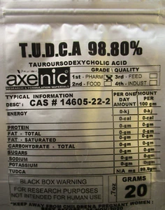20 Grams TUDCA CAS Number 14605-22-2 tauroursodexychloic Acid Powder 98.8%  - Bild 1 von 4
