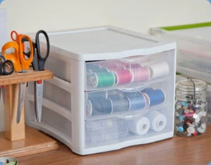 TABLETOP SMALL ITEM STORAGE 3 Drawer Bins - Picture 1 of 6