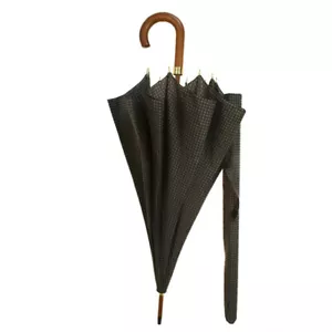 OMBRELLO UOMO FANTASIA 10 BACCHETTE MANUALE IN LEGNO - Foto 1 di 2