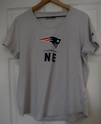 NFL New England Patriots Mujer Under Armour HeatGear Combine X L Camiseta Gris Foto 1 de 4