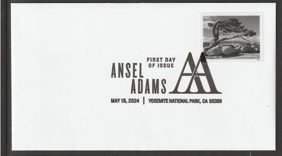 US 5854k Ansel Adams Jeffrey Pine Yosemite Park CA BWP FDC 2024 - Image 1 of 1