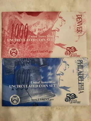 1999 United States Uncirculated Coin Set Philadelphia and Denver Mints - Image 1 of 4