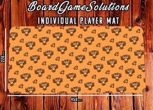 Alfombra de juego estampada, alfombra de mesa de neopreno estampada búho marrón dibujos animados para juegos - Imagen 1 de 2