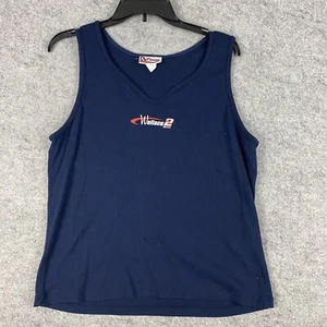 Rusty Wallace Shirt Womens XXL Tank Top 90s Nascar  Vneck Racing Y2k Chase - Picture 1 of 8