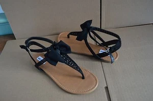 NWOB Not Rated Women's Jaded Black Sandals - Picture 1 of 4