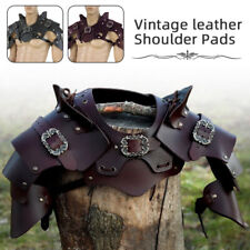Faux Leather Medieval Warrior Pirate Shoulder Armor Gladiator Costume Cosplay